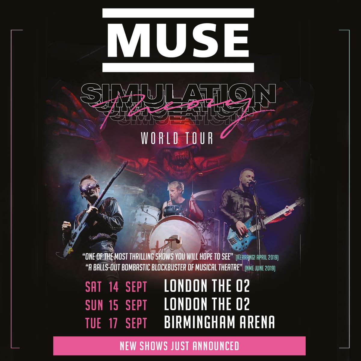 muse tour schedule